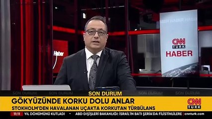 Türbülansa giren 254 yolculu uçakta korku dolu anlar | Video Haber
