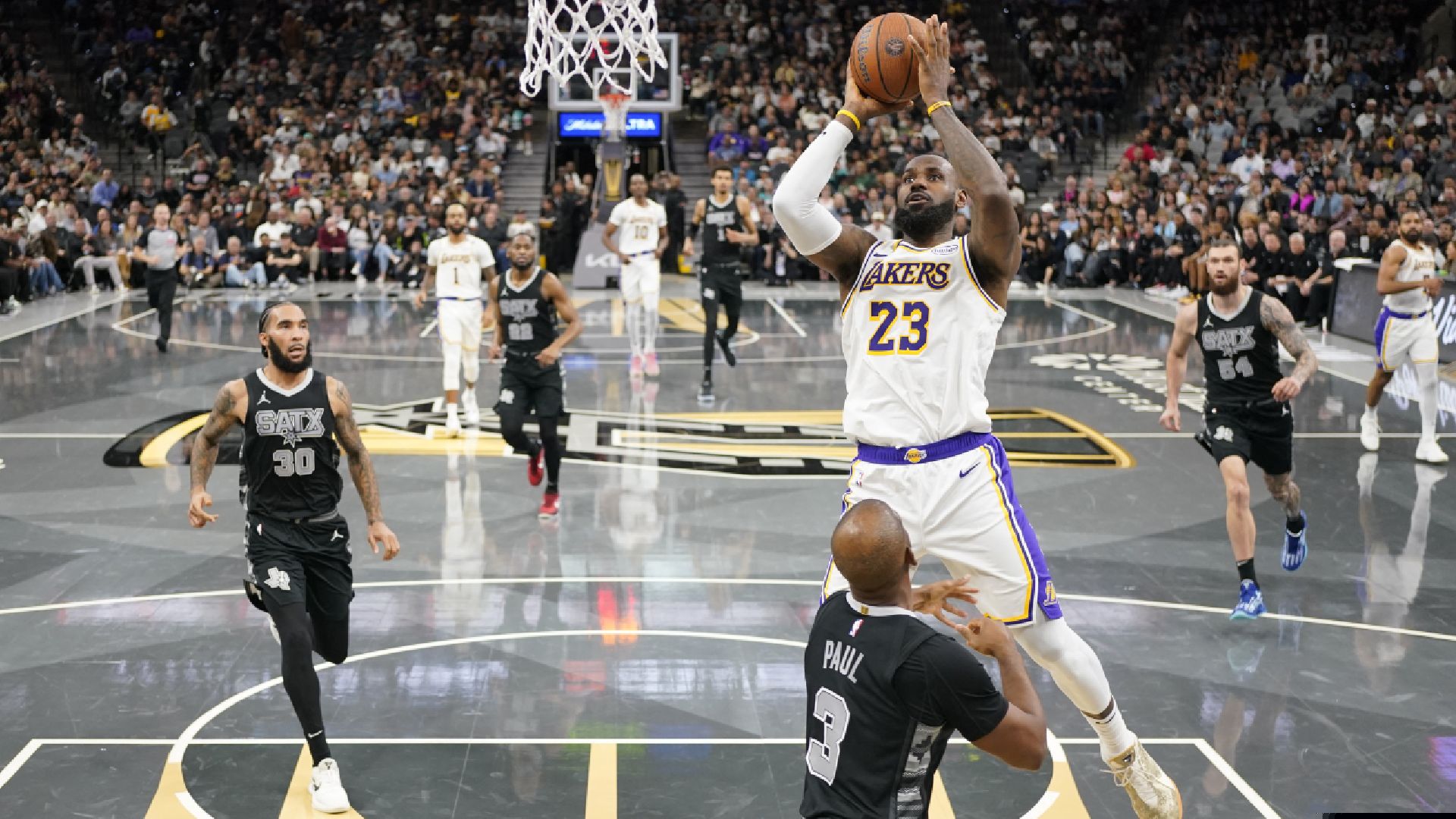 LeBron hits fourth straight triple-double as Lakers start NBA Cup defence