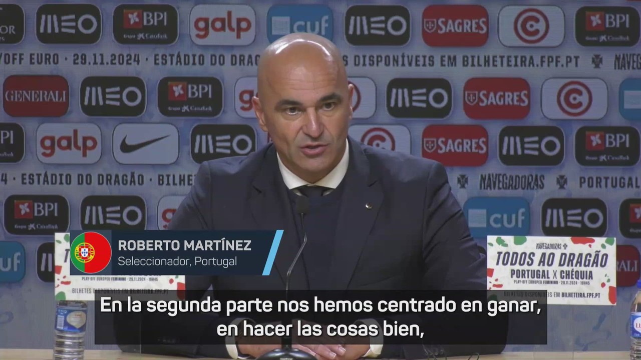 ROBERTO MARTÍNEZ sobre la CHILENA de CRISTIANO RONALDO y la victoria de PORTUGAL