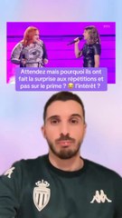 La surprise de Marine pendant les répétitions !