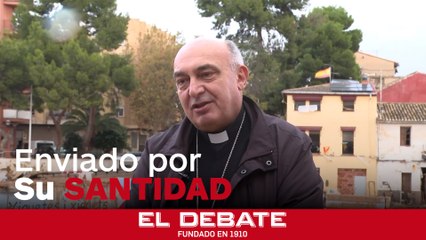 El Cardenal enviado por el Vaticano a conocer el desastre de la DANA