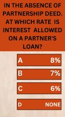 PARTNERSHIP FUNDAMENTALS. CLASS 12. ACCOUNTS. QUIZ TIME PART2.