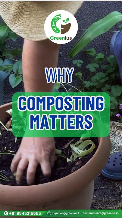 Efficient Organic Waste Composting Machine by Greenius