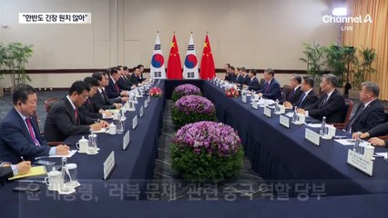 윤 대통령, 2년 만에 시진핑과 회담…“러북 대응에 협력”