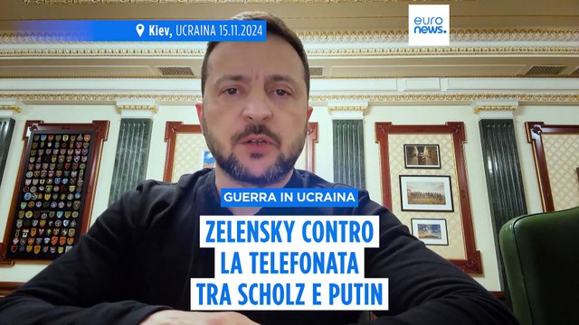 Guerra in Ucraina, Zelensky sulla telefonata tra Scholz e Putin: Così è meno isolato