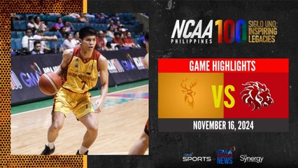 San Sebastian vs. San Beda (Men's Basketball Round 2 Highlights) | NCAA Season 100