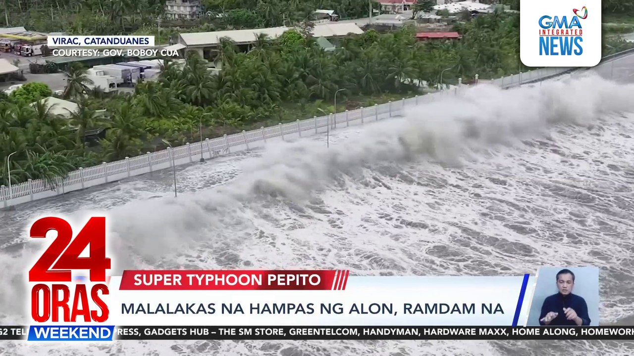 Ragasa ng tubig mula sa dagat, nagpabaha na sa ilang bahagi ng Bicol Region | 24 Oras Weekend