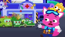 Help the Zombie Police Car Return to Normal! 🚓 | Fun Car Hospital Song for Kids | Pinkfong Official