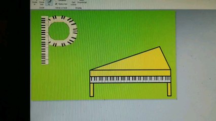 P is for Piano (2018) (Lowercase Version)