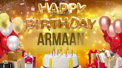 ARMAAN - Happy Birthday Armaan