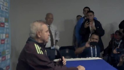 RUEDA DE PRENSA COMPLETA de JAVIER AGUIRRE tras SER AGREDIDO frente a HONDURAS