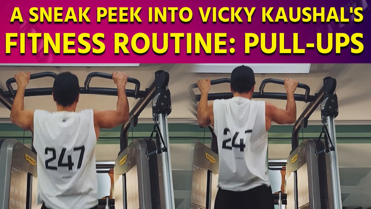 A Sneak Peek into Vicky Kaushal's Fitness Routine: Pull-Ups
