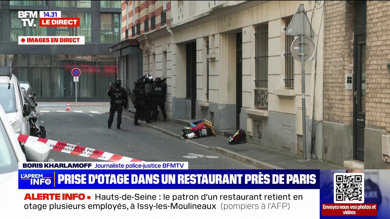 Issy-les-Moulineaux: une prise d'otage est en cours dans un restaurant