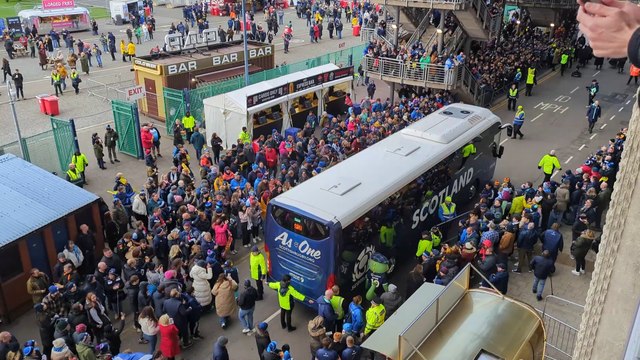 Scotland Rugby players arrive at Murrayfield ahead of Portugal Autumn Nations Test