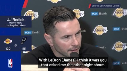 'Leader' LeBron awesome for whole Lakers group - Redick