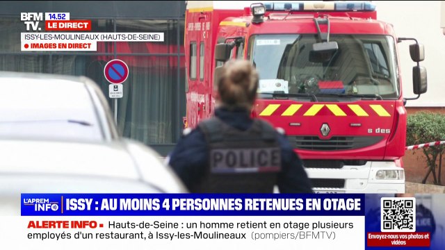 Prise d'otage à Issy-les-Moulineaux: au moins trois personnes retenues en otage