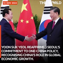 Xi and Yoon push for stronger China-South Korea ties at APEC summit