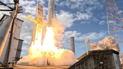 Amazing Up Close Views With Ariane 6 Rocket Launch