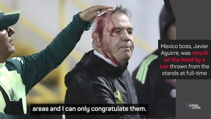 'It's football' - Mexico boss brushes off being hit with projectile