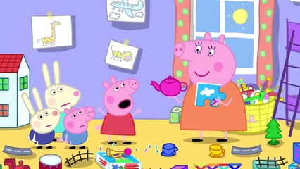 Peppa Pig And Daddy Pig Build A Marble Run Together