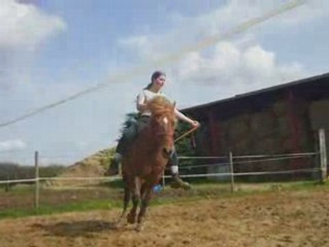 Monte à cru en cordelette