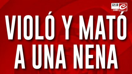 La esperó a la salida de la escuela, la violó y la mató de ocho puñaladas