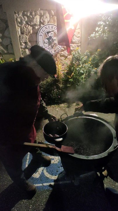 cuisson des saucisses à la jagne en Occitanie