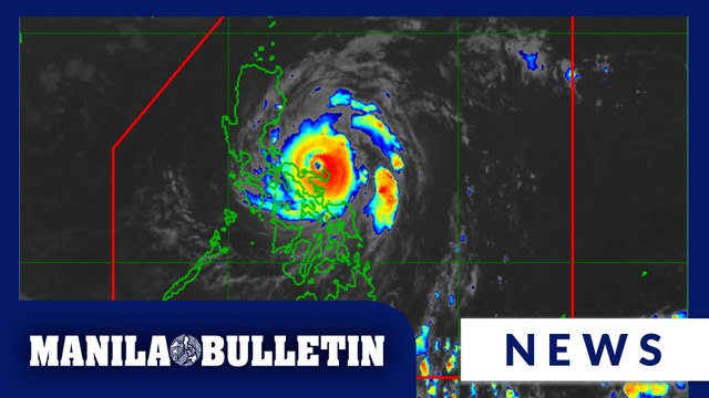 'Pepito' makes landfall along the eastern coast of Catanduanes