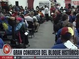 Sector mujer dice presente en el Gran Congreso del Bloque Histórico