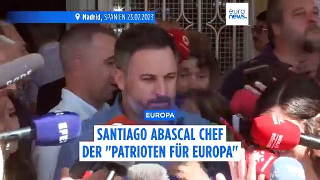 Spaniens Vox-Chef Abascal wird Vorsitzender der 'Patrioten für Europa'