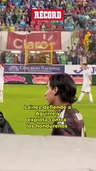 Diego Lainez se encara con aficionados hondureños tras agresión a Javier Aguirre