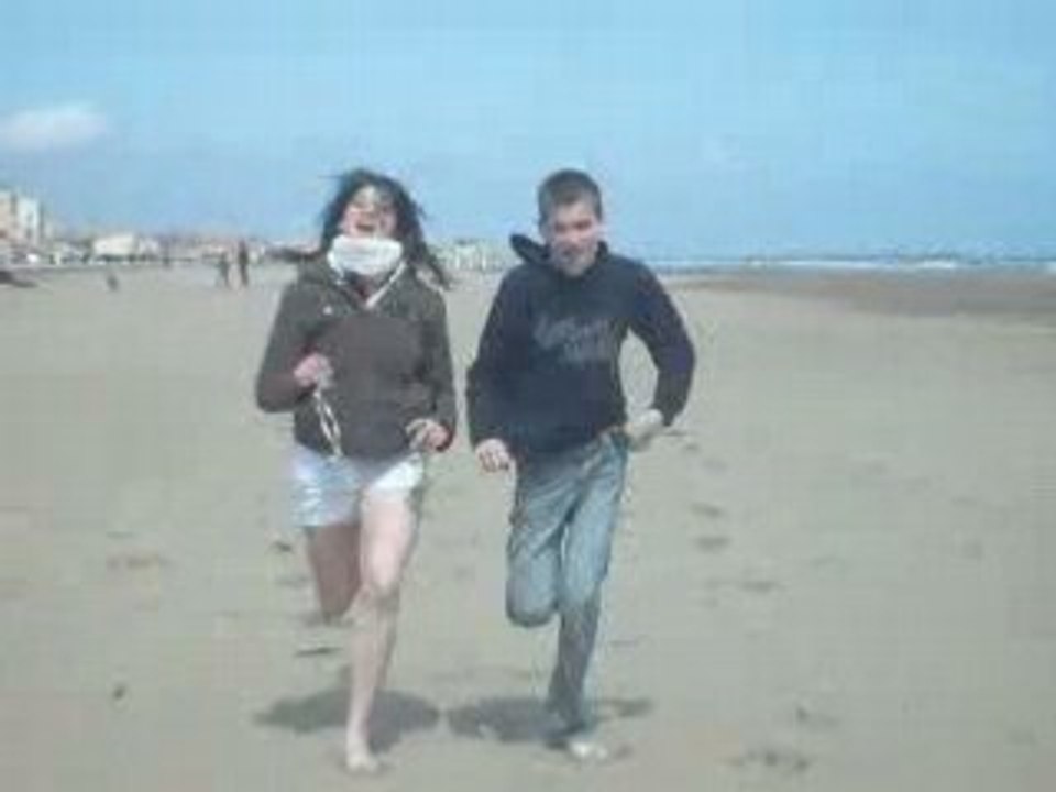 ptit sprint sur la plage