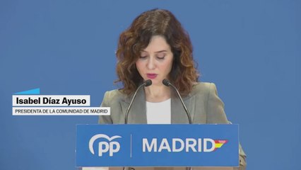 Ayuso: "Nunca sabremos qué hubiera pasado si el Gobierno de Valencia fuera de otro signo"