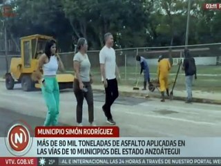 Anzoátegui | Gobierno regional supervisa trabajos de vialidad en el municipio Simón Rodríguez