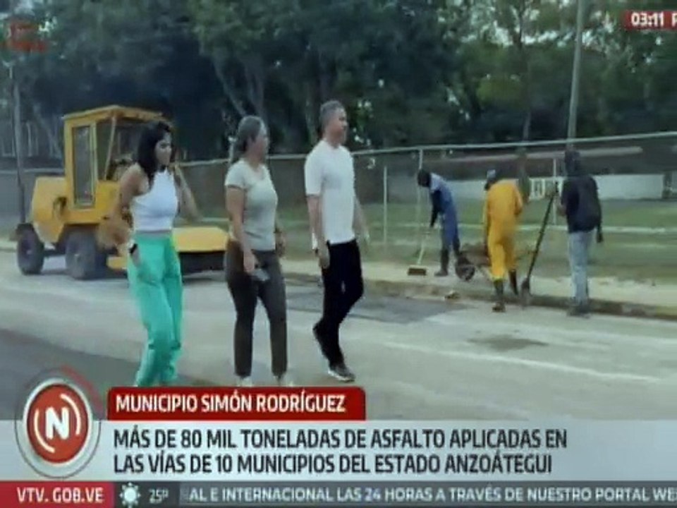 Anzoátegui | Gobierno regional supervisa trabajos de vialidad en el municipio Simón Rodríguez