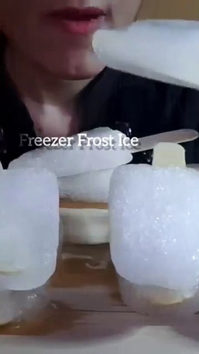 Asmr ice eating