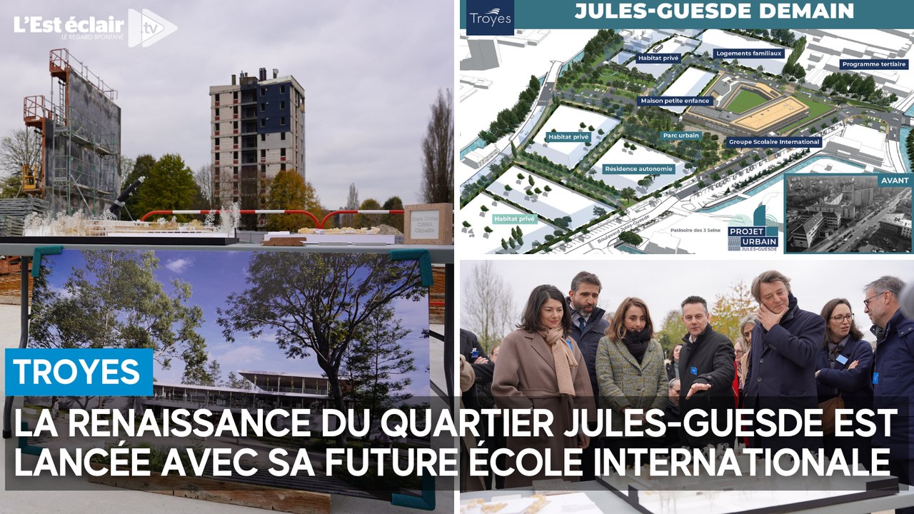 La renaissance du quartier Jules-Guesde à Troyes est lancée avec sa future école internationale