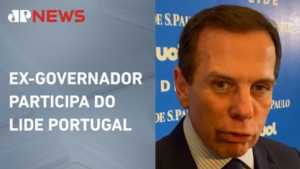 João Doria dá recado para governo: “Não deve atrapalhar setor privado”