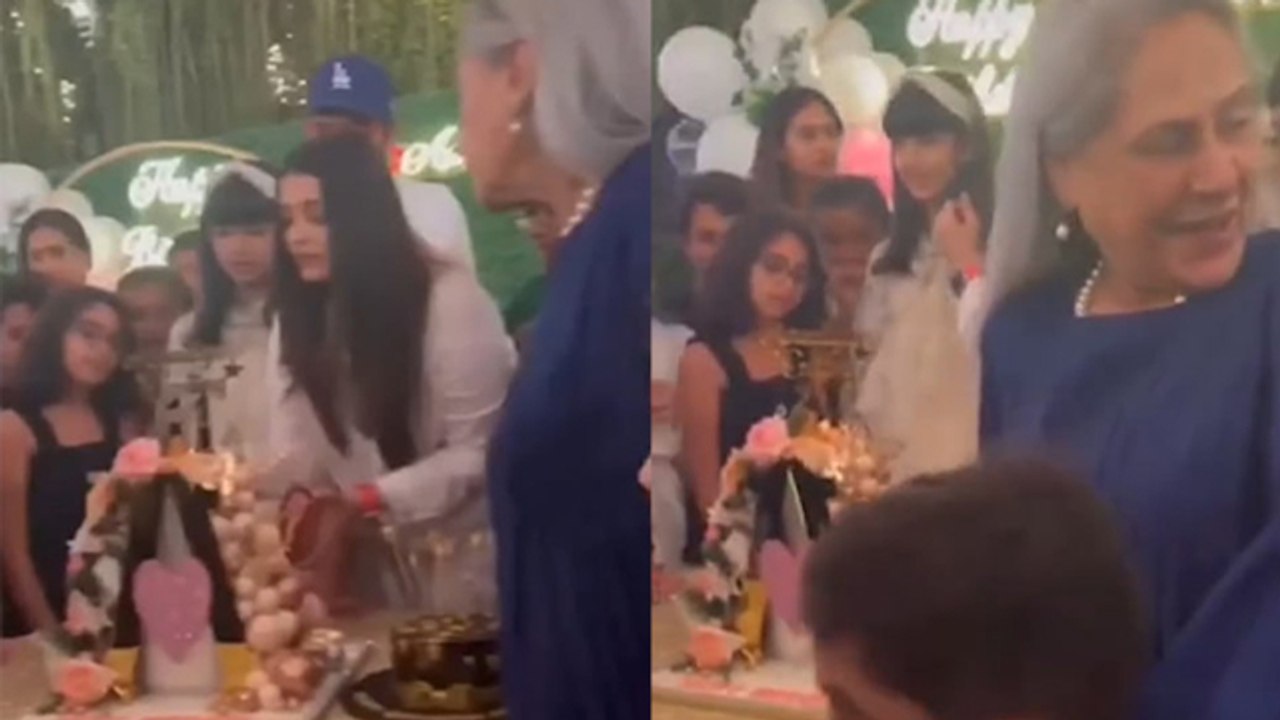 Fact Check: Aishwarya Rai Abhishek and Jaya Bacchan Celebrates Aaradhya Bachchan 13th Birthday Video