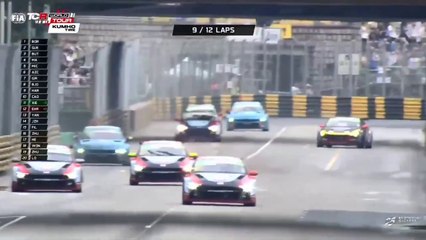 TCR World Tour 2024 Macau Race 2 Hart Hit Wall Epic Save