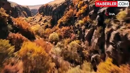 Uludere Kanyonu Sonbaharda Rengarenk Güzellikler Sunuyor
