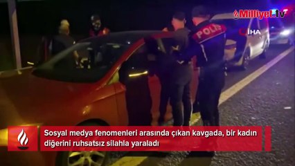 Sosyal medya fenomenleri arasında silahlı kavga