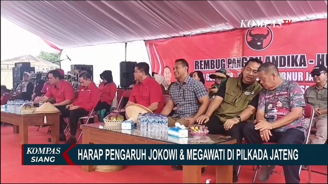 Tokoh 'Turun Gunung' di Pilkada Jateng: Jokowi Dukung Luthfi-Taj Yasin, Megawati Dukung Andika-Hendi