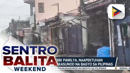 Mahigit 238-K pamilya, naapektuhan ng 3 magkakasunod na bagyo, ayon sa NDRRMC