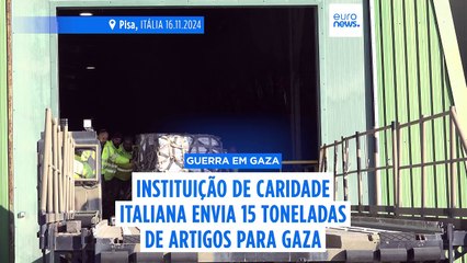 Misericórdia italiana envia 15 toneladas de ajuda humanitária para Gaza através de Chipre