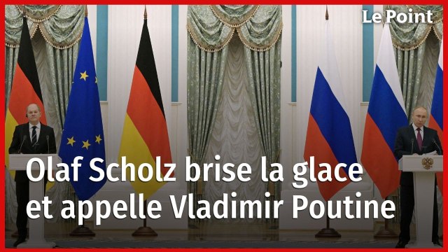 Olaf Scholz brise la glace et appelle Vladimir Poutine