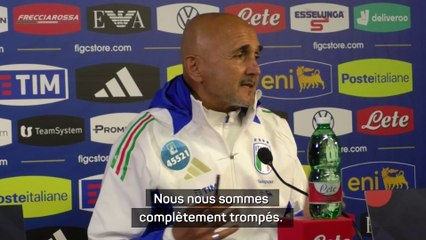 Avant les Bleus, Spalletti n'a qu'un seul regret...