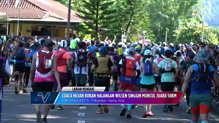 Cuaca hujan bukan halangan Wilsen Singgin muncul juara 50km