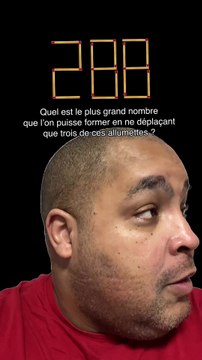 Quel est le plus grand nombre que l’on puisse former en ne déplaçant que trois de ces allumettes