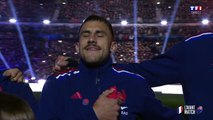 La superbe Marseillaise a cappella avant le match France/Nouvelle-Zélande.